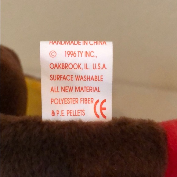 Gobbles the Turkey Ty The Beanie Babies Collection - Picture 8 of 8